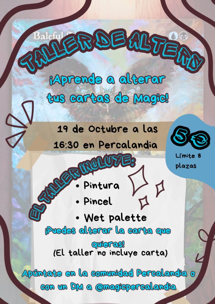 Cartel taller alters